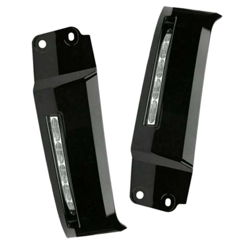 2pcs 12V Car LED Daytime Running Light for Sequoia 2007 -2013 DRL White Fog Lamps Black
