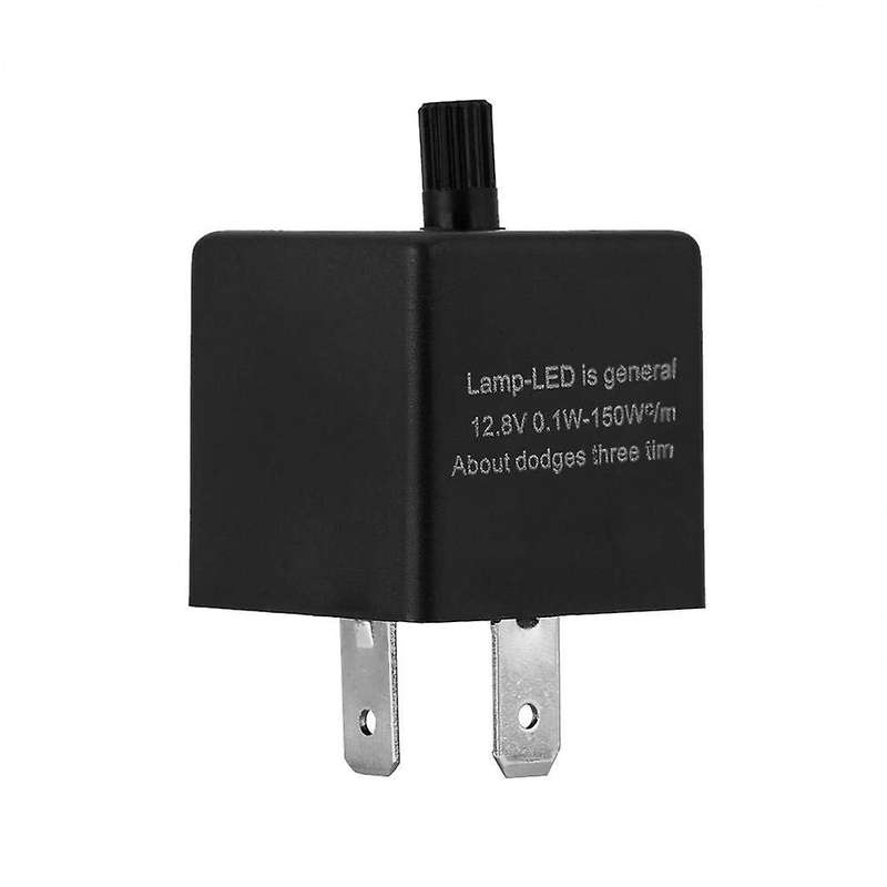 2PCS 12V 3 Pin LED Electronic Flash Relay CF13 JL-02 KT Adjustable Flasher Relay for Car and Motorcy