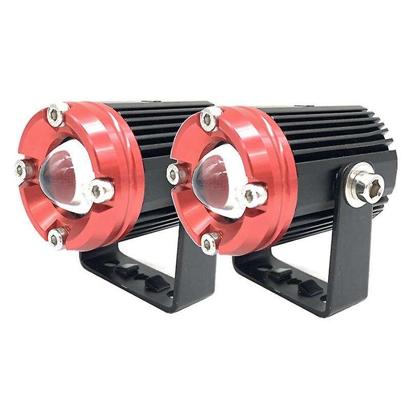 2Pcs 12V Fish Eye LED Reverse Backup Light DRL Daytime Running Light Signal Bulb Fog Lamp for Motorc