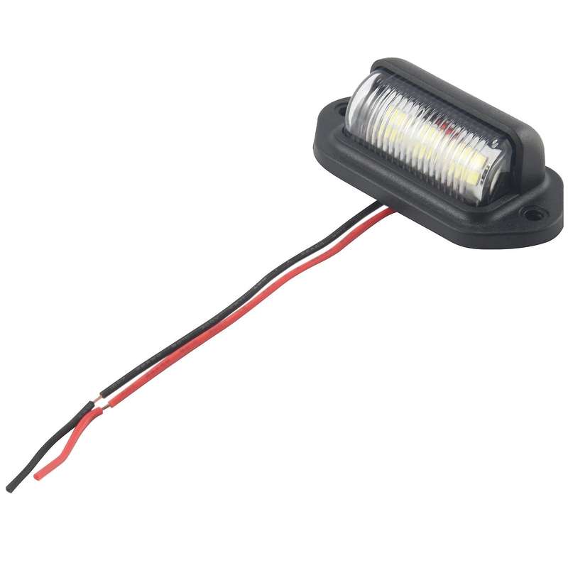 2Pcs 12V LED Number License Plate Light for Car Boats Motorcycle Automotive Aircraft RV Truck Trail
