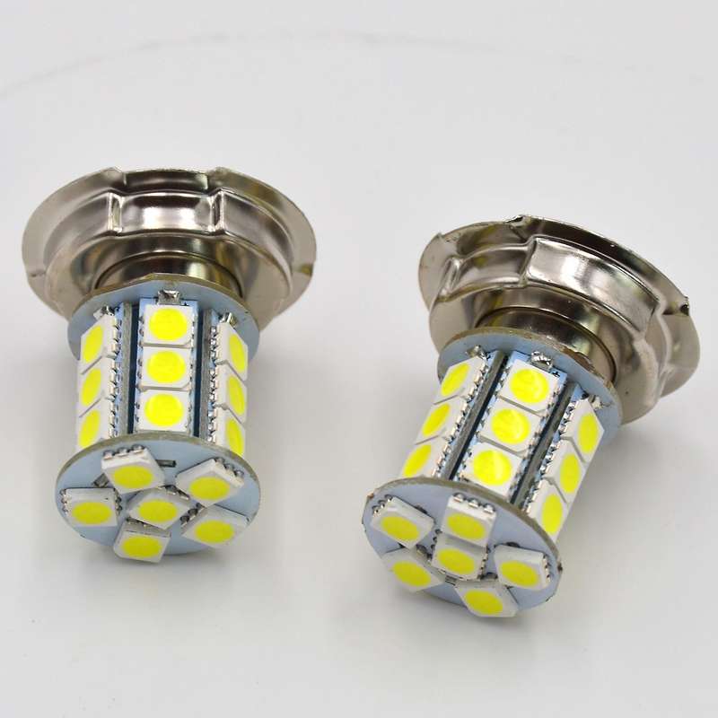 2Pcs 12V P26S 24SMD LED White Motorbike Motorcycle Headlight Bulbs Lamp for Motorbikes/Motorcycles