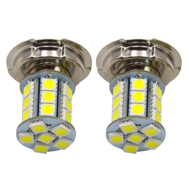 2Pcs 12V P26S 24SMD LED White Motorbike Motorcycle Headlight Bulbs Lamp for Motorbikes/Motorcycles