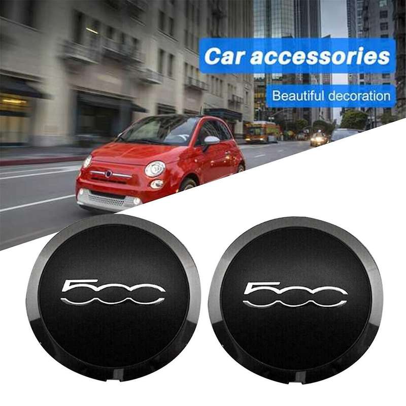 2Pcs 133mm Hubcap for Wheels Centre Hub Caps 68078419AC 68078421AC Dust Cover 51884863 Black