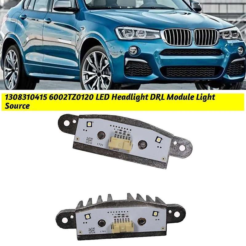 2pcs 1308310415 Car Led Headlight Drl Module for X3 X4 F25 F26 F45 Angel Eye Control Module 6002tz01