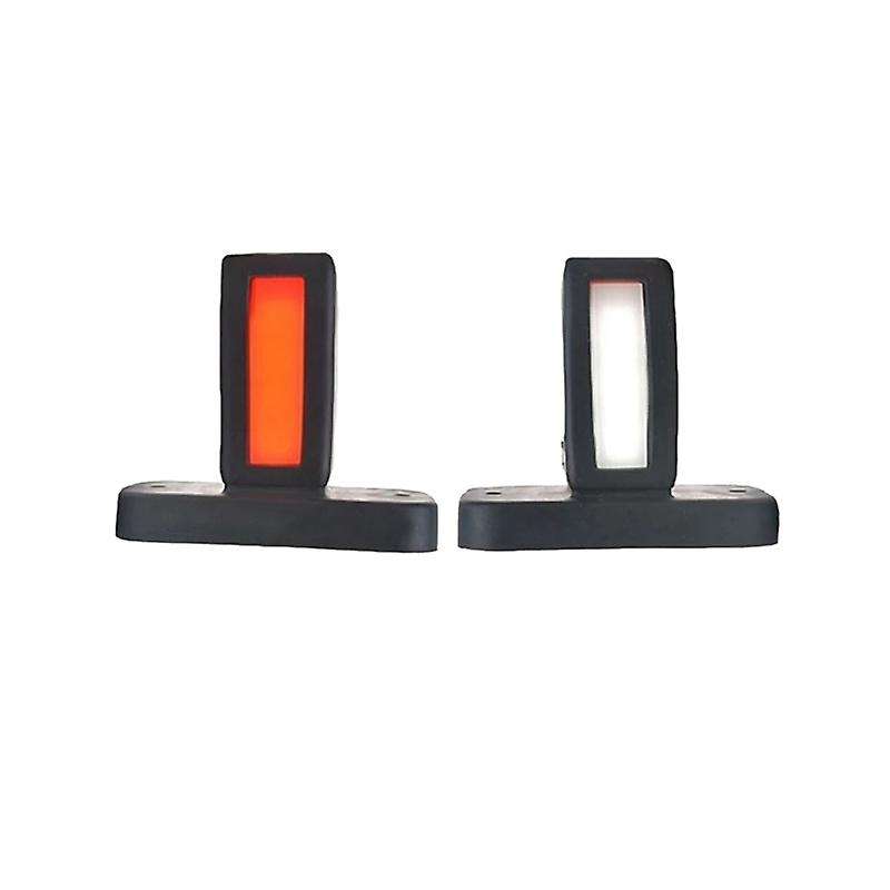 2Pcs 12V-24V LED Truck Side Marker Light Trailer Side Lights Truck Trailer Lights LED Reversing Brak