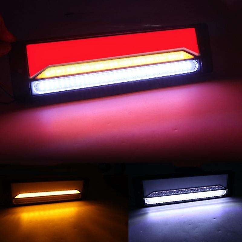 2Pcs 147 LED Waterproof Turn Signal Light Kit RV Rear 12V Stop Turning Taillight Sign Reverse Light