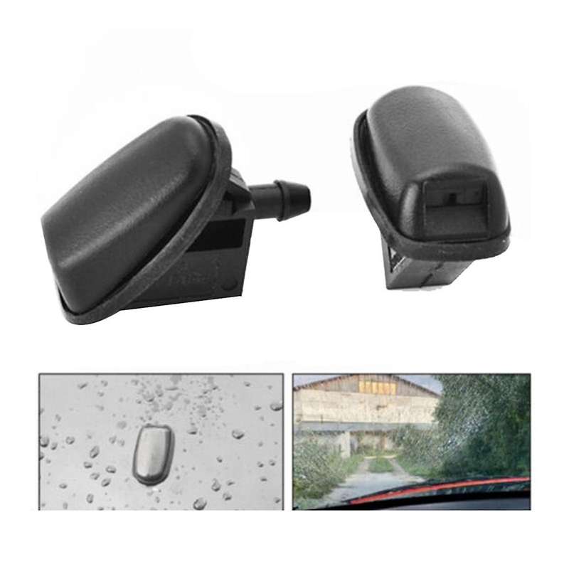 2Pcs 1708796 Front Windscreen Wiper Washer Nozzle Jet BM5117666AA for Focus MK2 MK3 Mondeo MK4 Fies