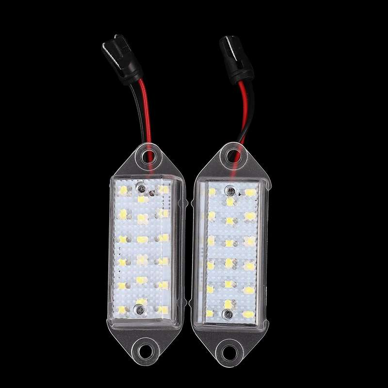 2Pcs 18Smd White Led Light Compatible Mitsubishi Lancer X Evo 2003-2017