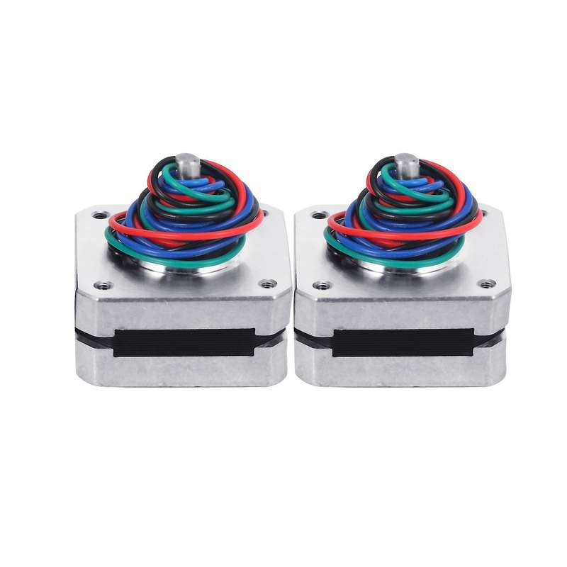 2pcs 17hs08-1004s 4-lead Nema 17 20mm 1a 13ncm(18.4oz.in) 42 Motor Nema17 Stepper for Diy 3d Printe
