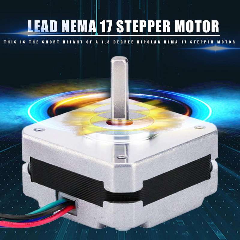 2pcs 17hs08-1004s 4-lead Nema 17 20mm 1a 13ncm(18.4oz.in) 42 Motor Nema17 Stepper for Diy 3d Printe