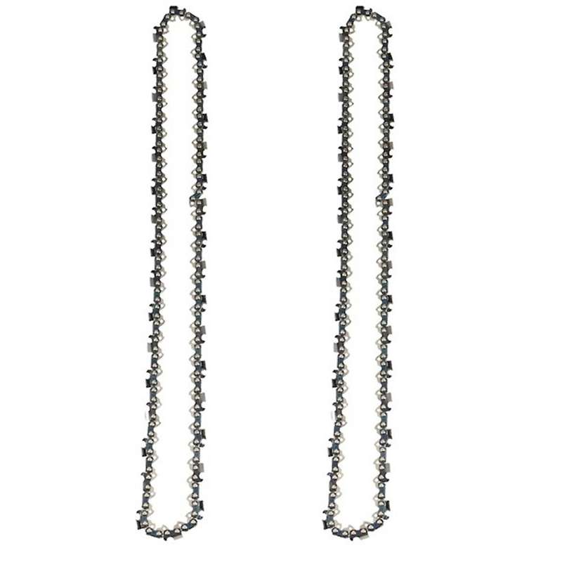 2Pcs 18Inch Chainsaw Saw Chain Blade Pitch .325Inch 0.058 Gauge 72DL Replacement Chains Hardware Too