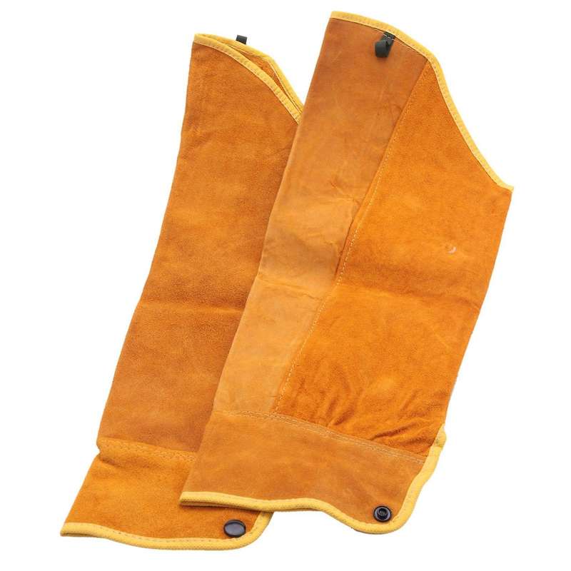 2pcs 21.6 Inch Imitation Leather Welding Sleeves Protective Heat Arm Sleeve Tool
