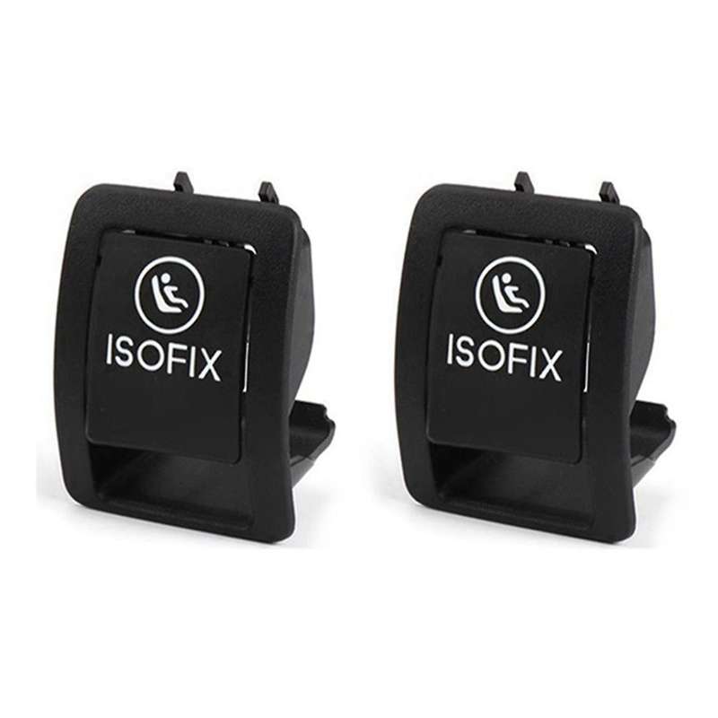2pcs 2059200513 Car Seat ISOFIX Switch Cover for W205 C300 C350 C200 C180 2015-2016 Black