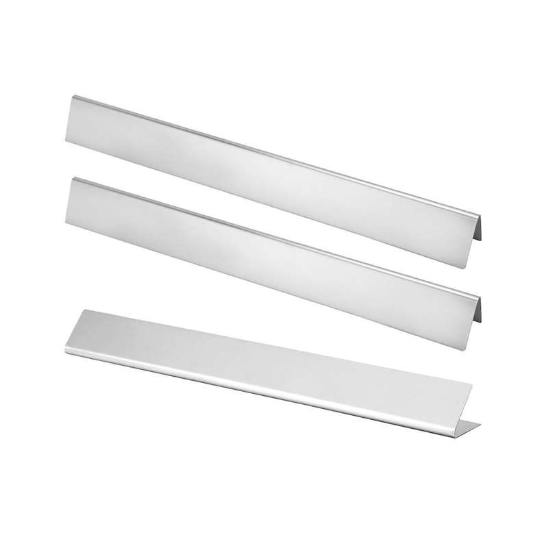 2pcs 22.5 Inch Heat Plate Stainless Steel Heat Diffuser Gas Grill Spare Part Barbecue Grill