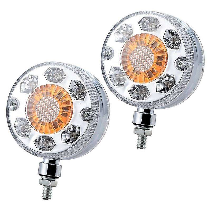 2Pcs 24V 24 LED Car Truck Side Lights Turn Signal Brale Lamp for Trailers Lorry