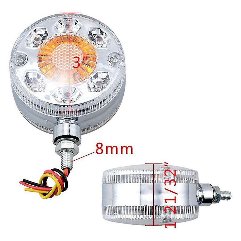2Pcs 24V 24 LED Car Truck Side Lights Turn Signal Brale Lamp for Trailers Lorry