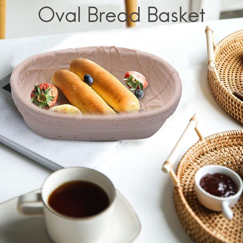 2Pcs 25Cm/10 Inch Bread Fruit Tray Dough Food Storage Container
