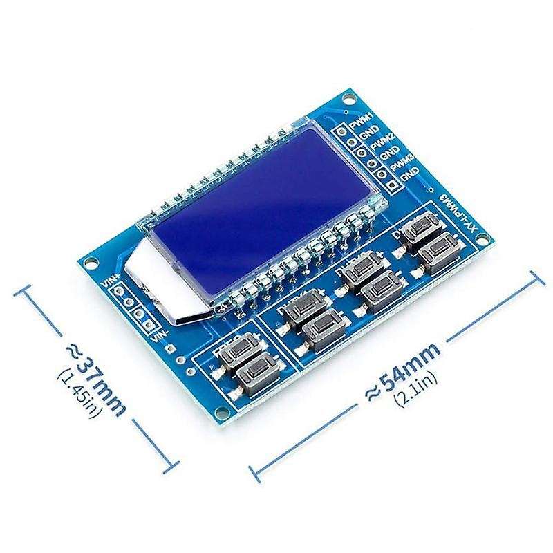 2Pcs 3 Channel PWM Pulse Generator Adjustable Frequency Module