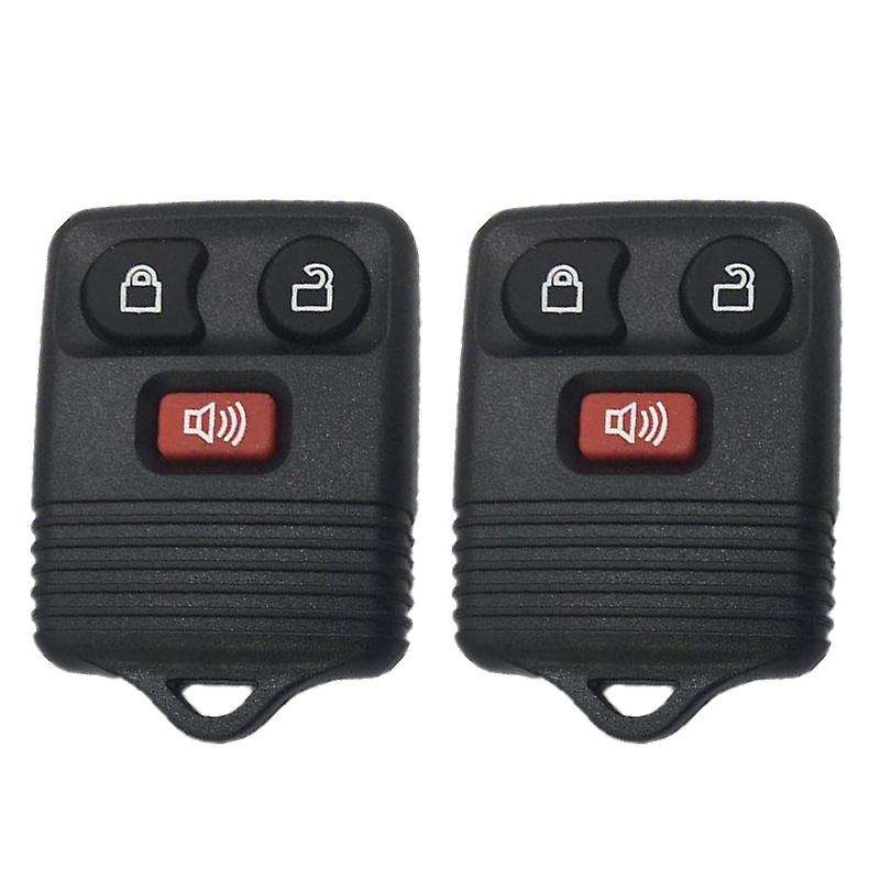 2Pcs 3 Keys Remote Car Key Fob Fit for 1999 2000 2001 2002 2003 2004 2005 2006 2007