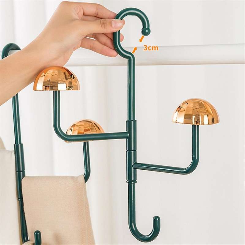 2pcs 360 Rotated Hooks Hat Rack for Baseball Caps Hat Organizer Holder for Hanger & Room Closet Disp