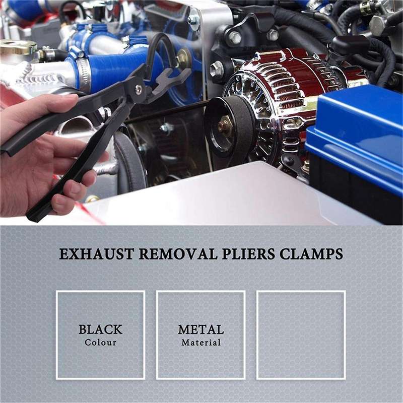 2pcs 38350 Exhaust Hanger Removal Pliers for Automotive Tool Black for Car Universal Auto Accessorie