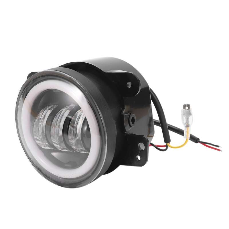 2PCS 4 Inch 30W Round LED Driving Light with Turn Signal Through Fog Light for ()
