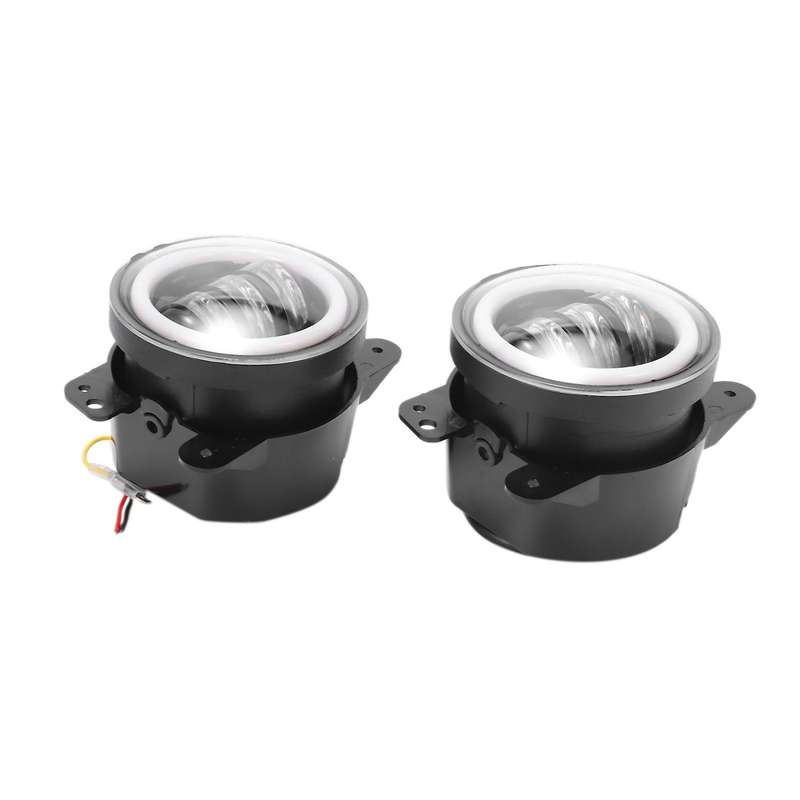 2PCS 4 Inch 30W Round LED Driving Light with Turn Signal Through Fog Light for ()