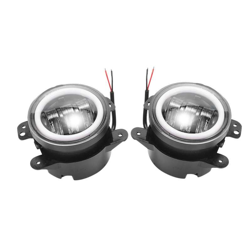 2PCS 4 Inch 30W Round LED Driving Light with Turn Signal Through Fog Light for ()