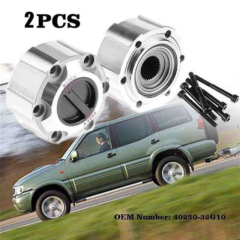 2Pcs 40250-2S610 Car Front Wheel Clutch Hub Manual Locking Hub for D21 461