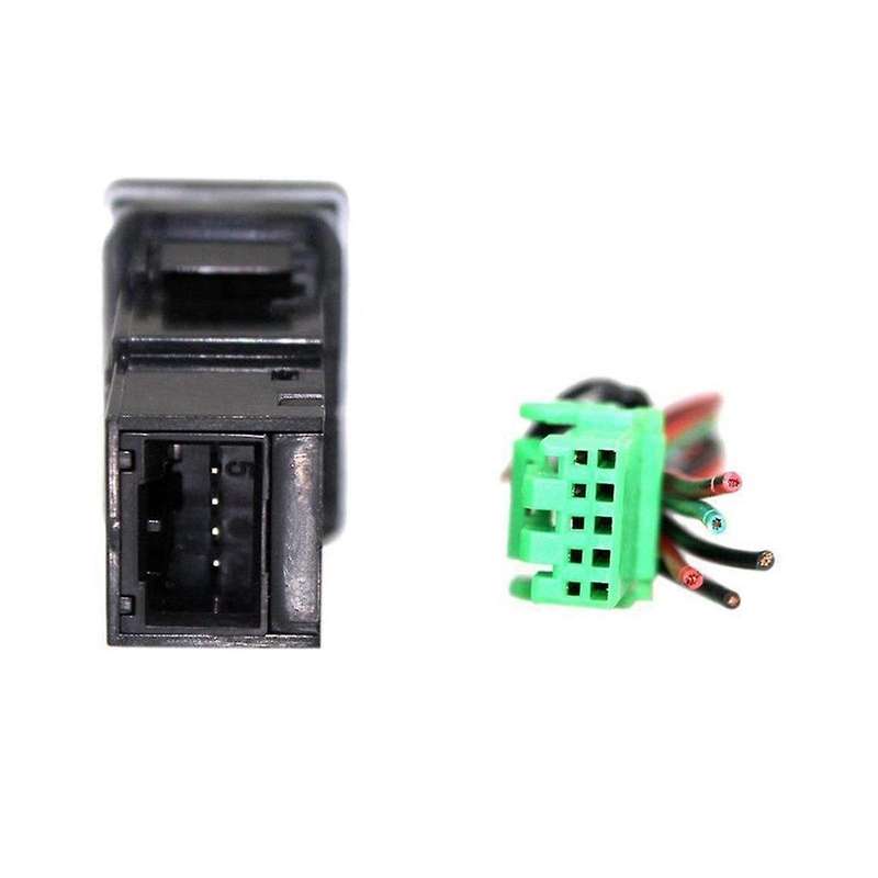 2pcs 4-pole 12v Push Button Switch with Led Background Indicator Lights for Fog Lights Drl Led Ligh
