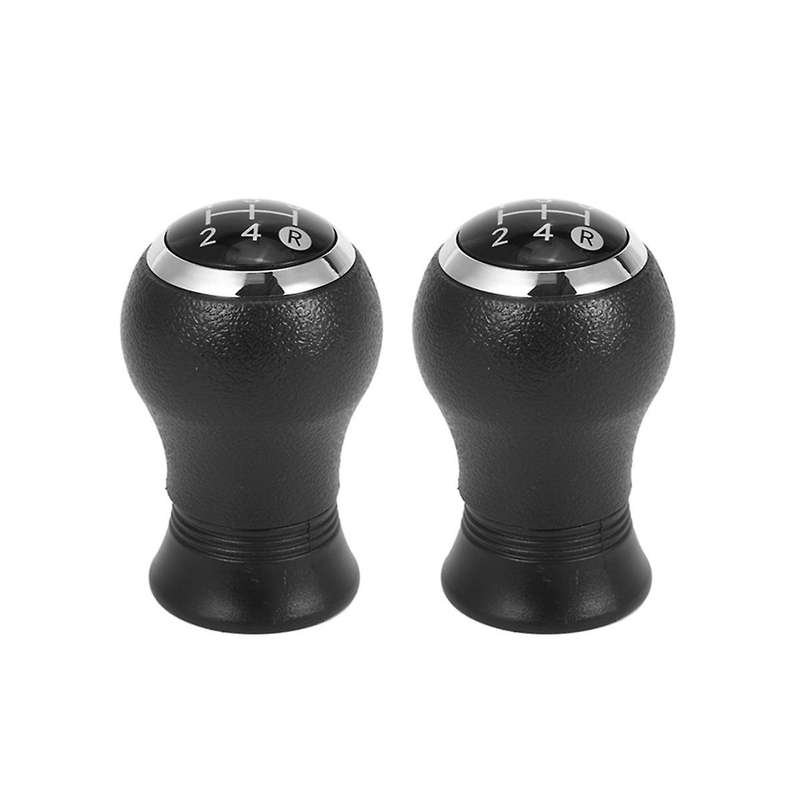 2pcs 5 Speed Manual Gear Shift Knob Handball for Yaris 2005 2006 2007 2008 2009 2010 Black
