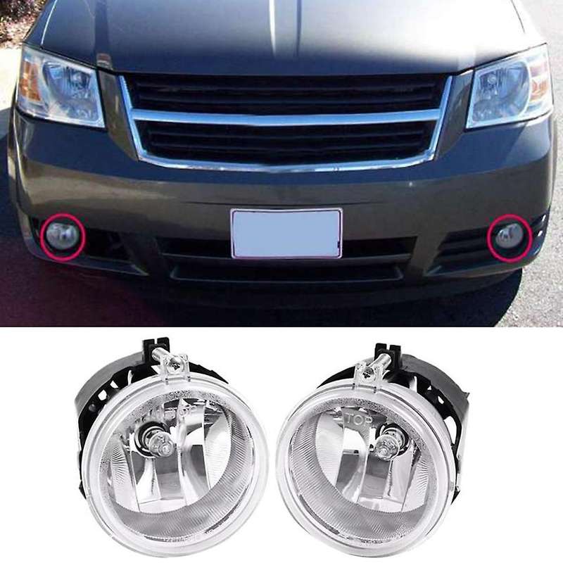 2Pcs 5182025AA for Fog Light Driving Lamp with Bulb Right+Left Side