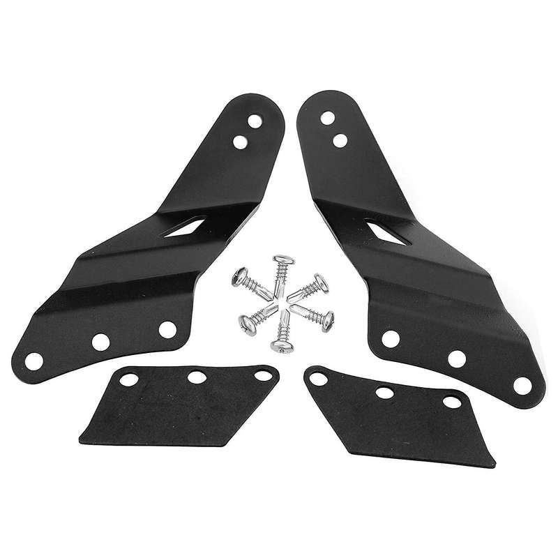 2PCS 52 inch LED Light Bar Bracket At Upper Windshield for 99-06 &