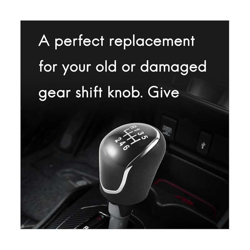 2PCS 6 Speed Manual Stick Gear Shift Knob for IX35 2012-2016 Car Lever Shifter Head Handball Gear Sh