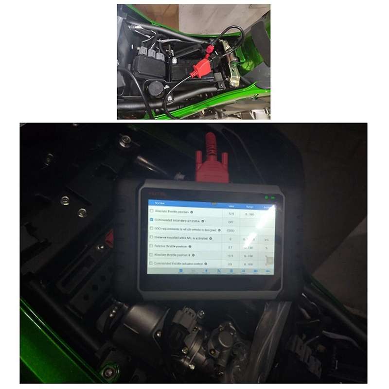 2pcs 6 to 16 Pin Motorcycle Obd Adaptors Obd2 Diagnostic Cable Extension Connectors For