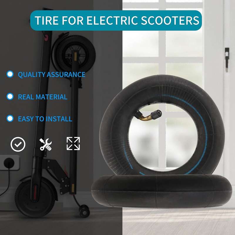 2Pcs 6 X 2 Inch Inner Tube Bend Valve Tire Wear Resistance Repair for Electric Scooters