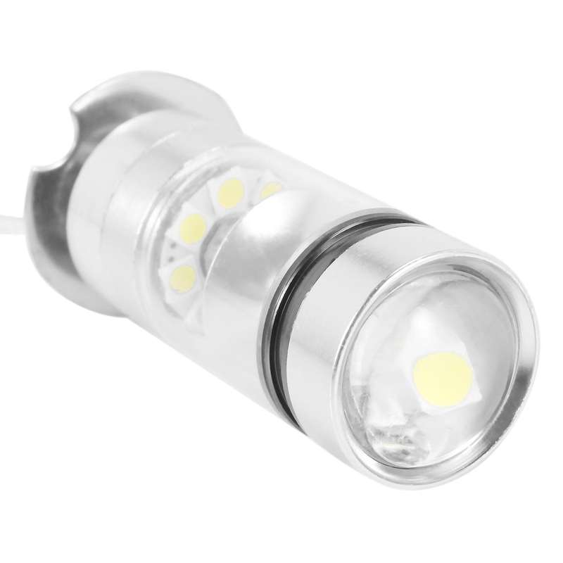 2pcs 6000k White Led H3 100w 2323 Car Fog Light Bulb Drl