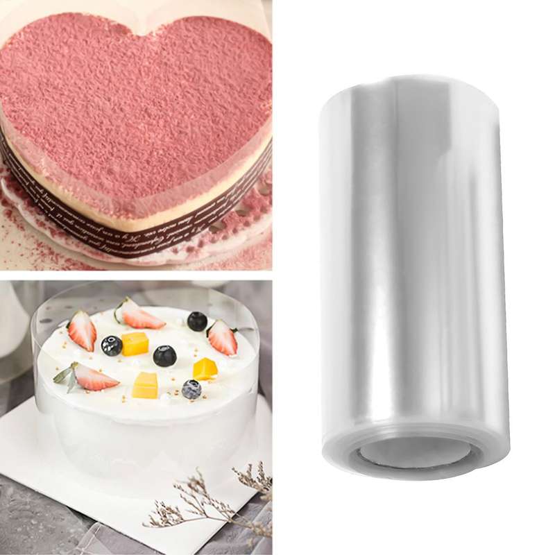 2pcs 8/10cm Cake Mold Film Transparent Cake Rolls Mousse Cake Acetate Sheets Chocolate Candy Wrappi