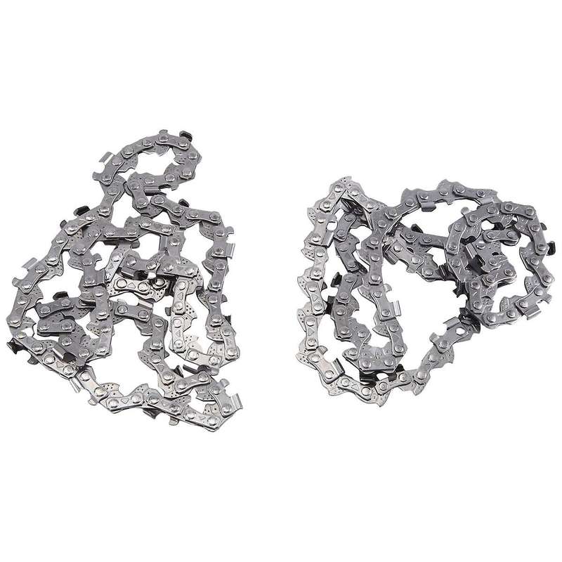 2Pcs 8 Inch Mini Chainsaw Chain Replacement Guide Saw Chain for 8 Inch,1/4Inch LP Pitch 47 Drive Lin