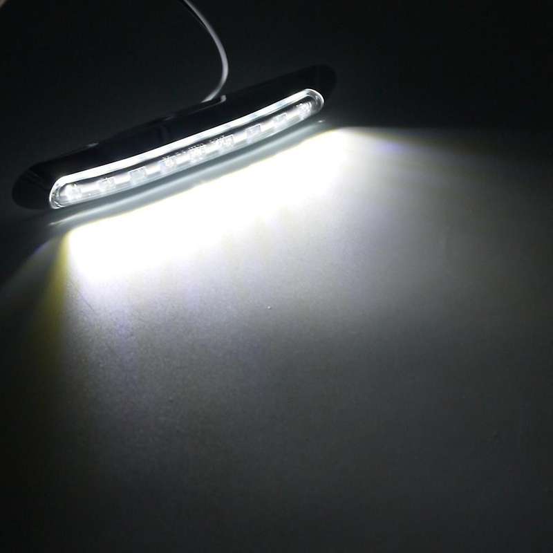 2Pcs 9 Led Waterproof Car Truck Lorry Side Marker Light Tail Rear Lamps Indicator Marker Trailer Lig
