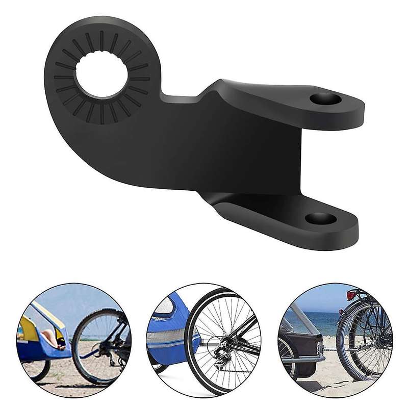 2PCS 90 Bike Trailer Hitch Bicycle Steel Hitch Coupler for Trailers Adapter Replacement Connector