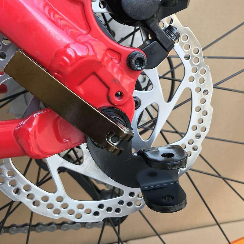 2PCS 90 Bike Trailer Hitch Bicycle Steel Hitch Coupler for Trailers Adapter Replacement Connector