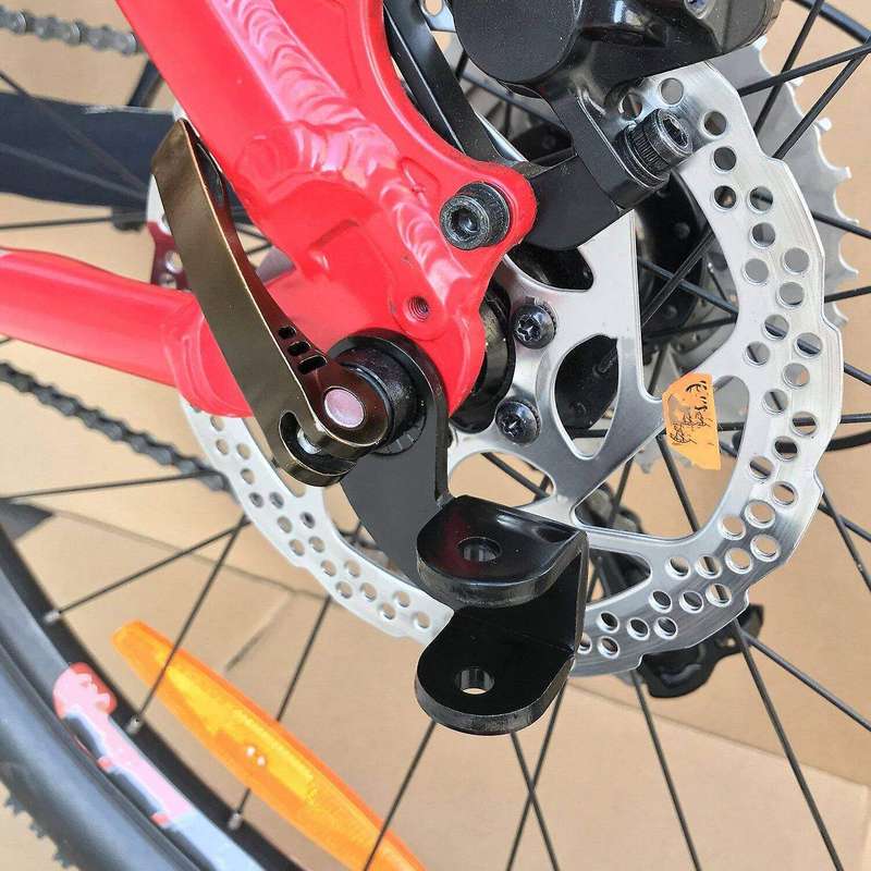2PCS 90 Bike Trailer Hitch Bicycle Steel Hitch Coupler for Trailers Adapter Replacement Connector