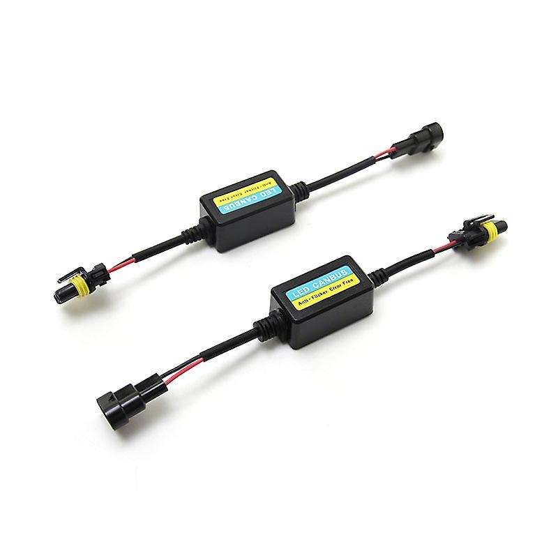 2PCS 9005 9006 9012 H10 LED Anti Flicker Capacitor Error Code Computer Warning Canceller LED Resisto