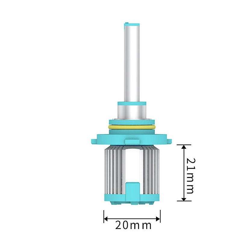 2Pcs 9005 Led Auto Car Headlight Bulbs 72W 8000Lm Car Style 6500K White Compact Led Headlight