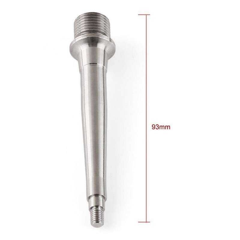 2Pcs 93Mm Titanium/Ti Spindle/Axles Foot Shaft Pedals Bearing Titanium Pedal Shaft Titanium Alloy Pe