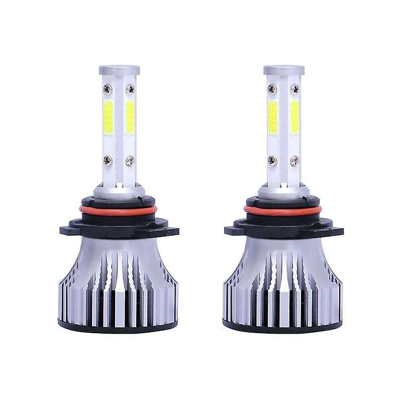 2Pcs 9012 LED Headlight Bulbs Conversion Kit Car Headlamp 20000LM 6500K 100W Cool White Hi/Lo Beam 4
