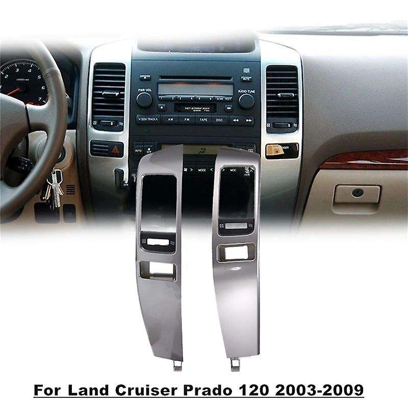 2Pcs A/C Vents Plate Panel Compatible Toyota Land Cruiser Prado 120