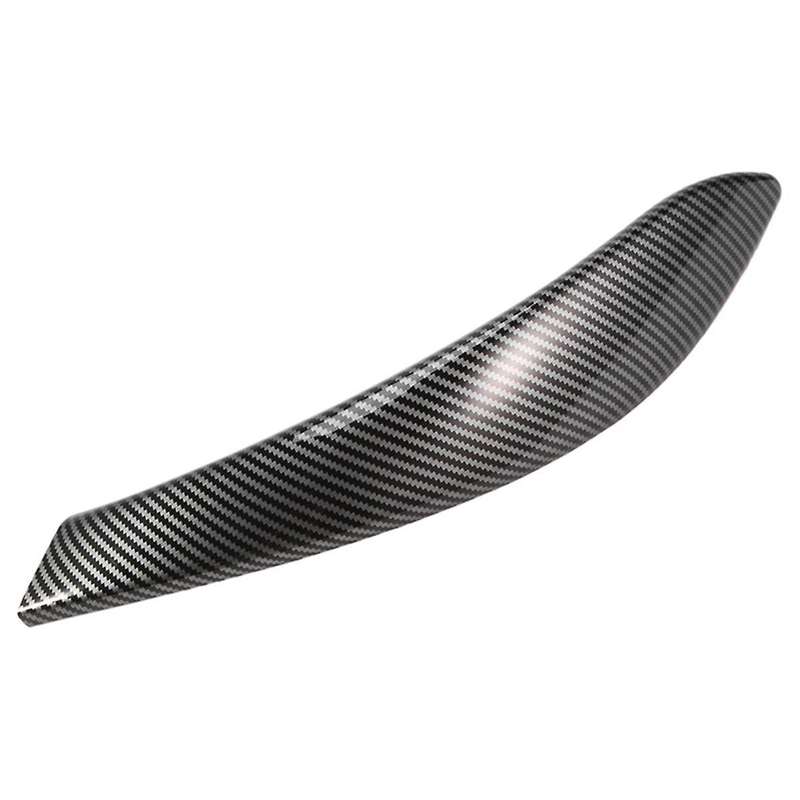 2Pcs ABS Carbon Fiber Door Handle Trim Interior Door Pull Handle Cover for 3 4 Series F30 F31 M3 F32