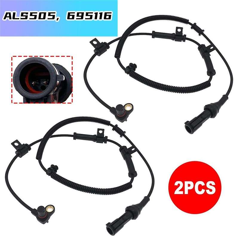2Pcs ABS Wheel Speed Sensor Front Left & Right ALS505, 695116 for F250 F350 Super Duty 2005-2010